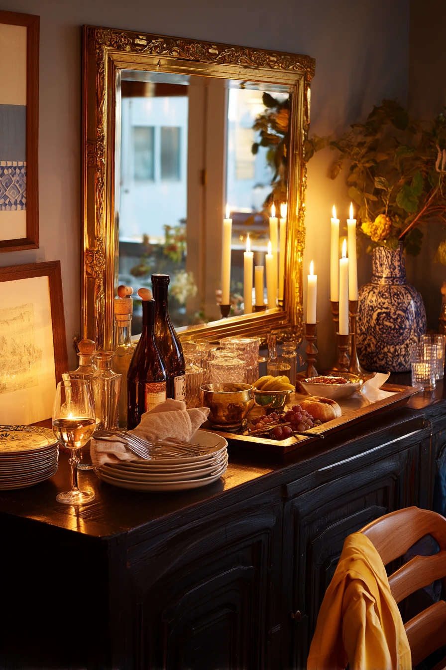dining room buffet decor ideas 17