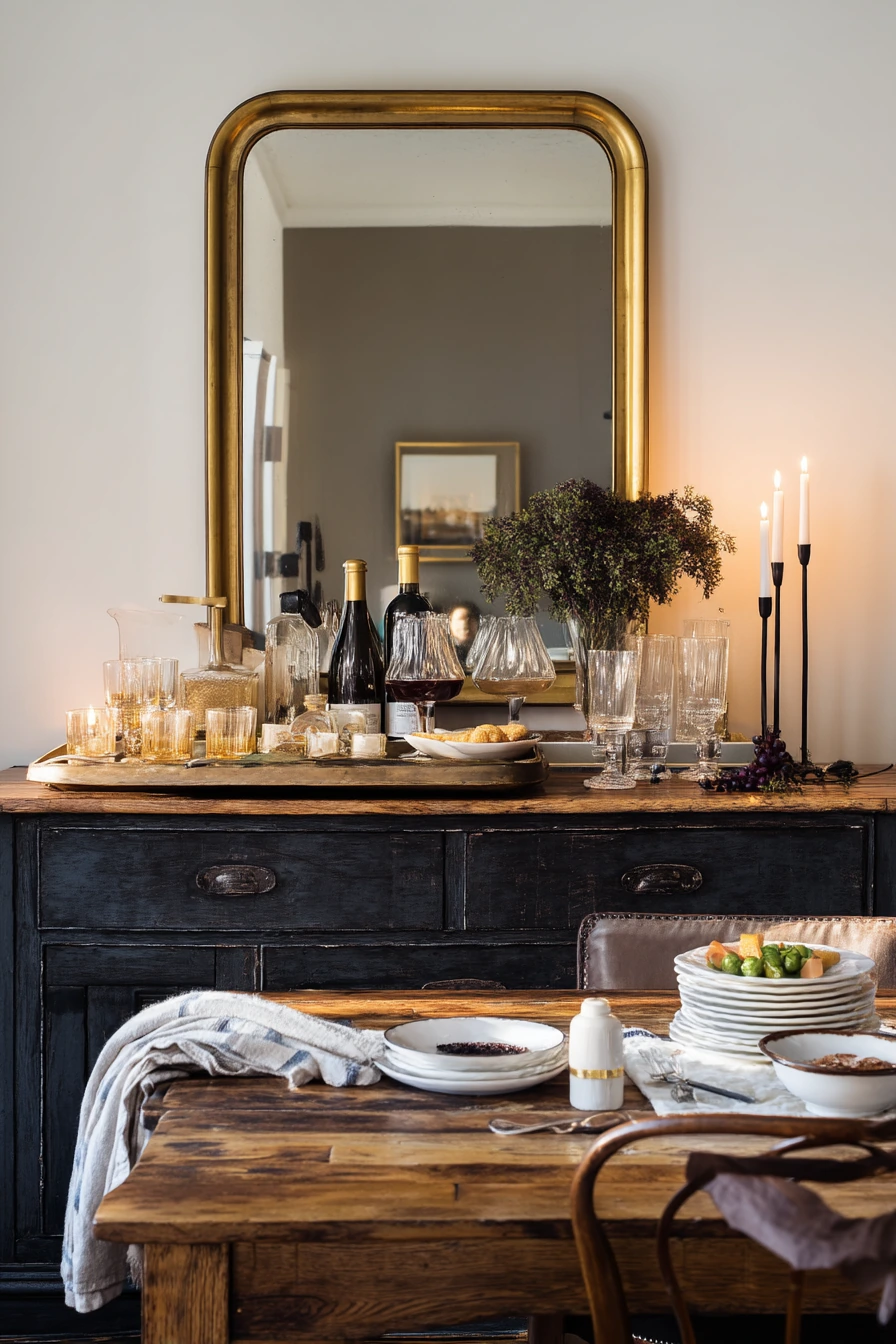 dining room buffet decor ideas 19