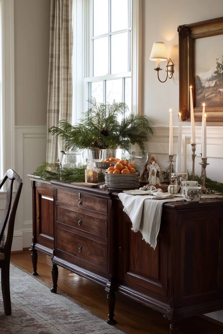 dining room buffet decor ideas 40