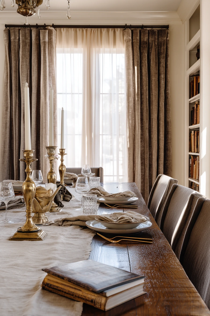 dining room curtain ideas 15