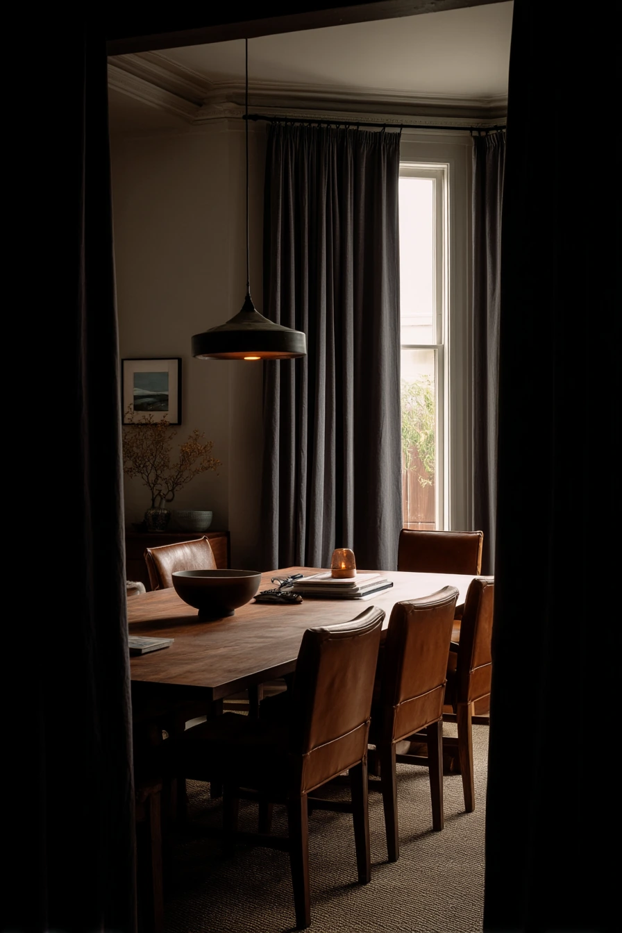 dining room curtain ideas 23