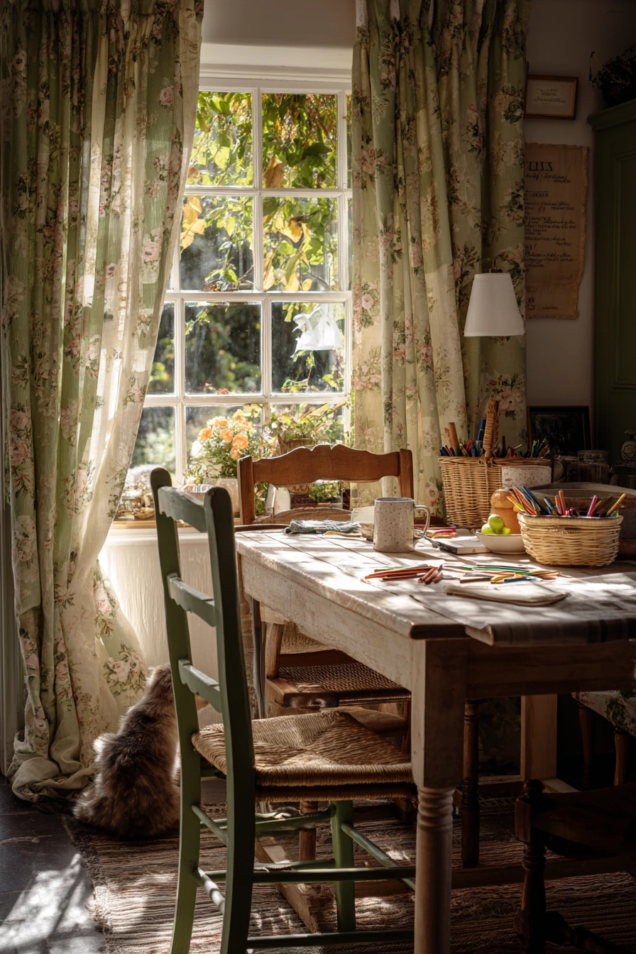 dining room curtain ideas 27