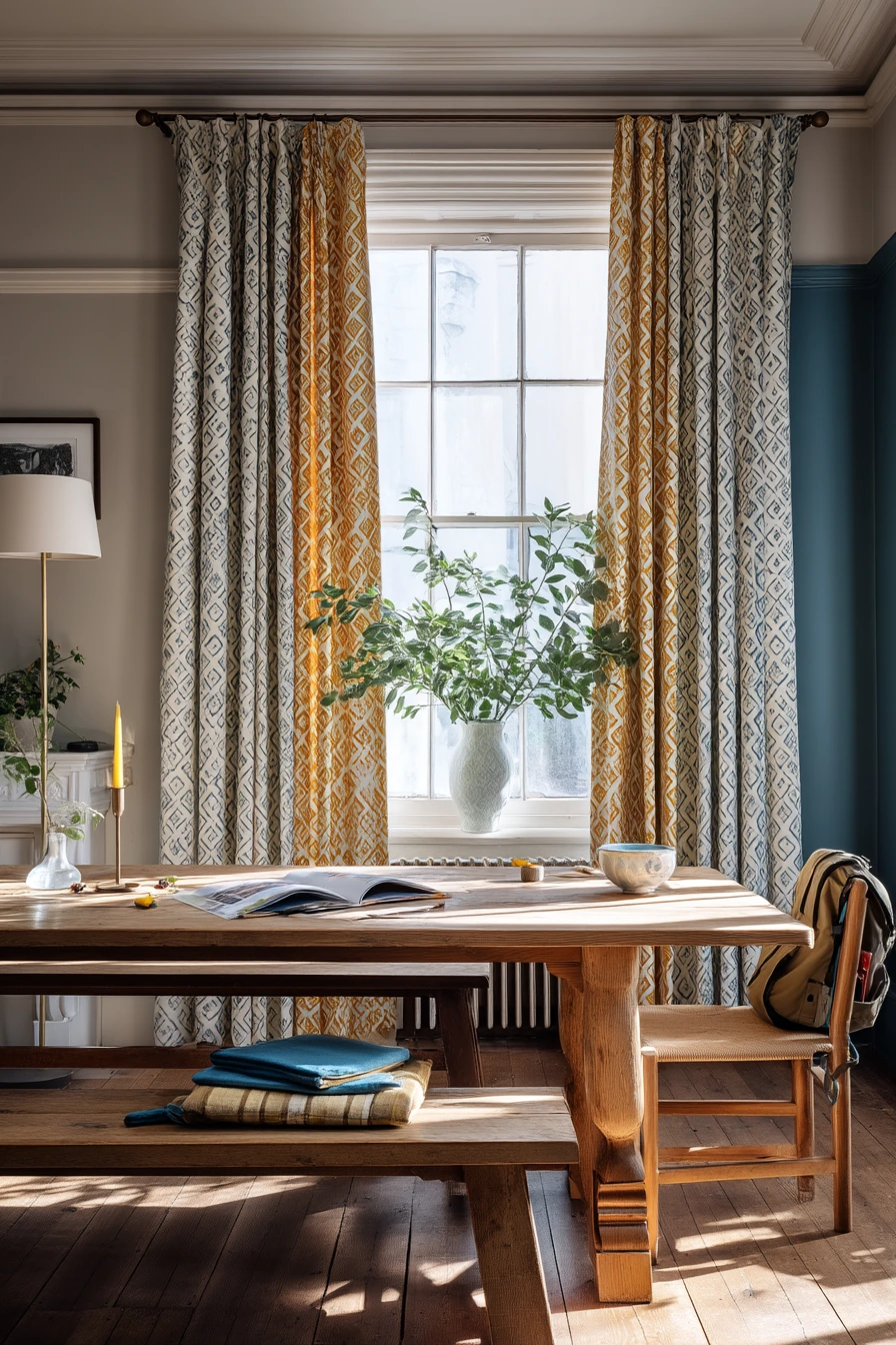 dining room curtain ideas 37