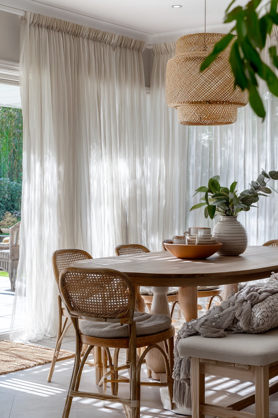 dining room curtains ideas 22