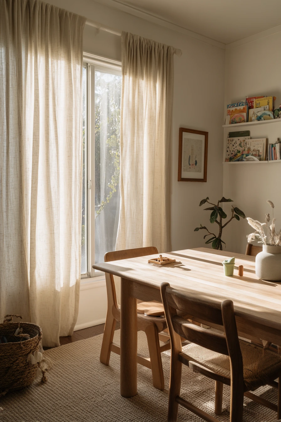 dining room curtains ideas 4