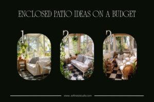 enclosed patio ideas on a budget