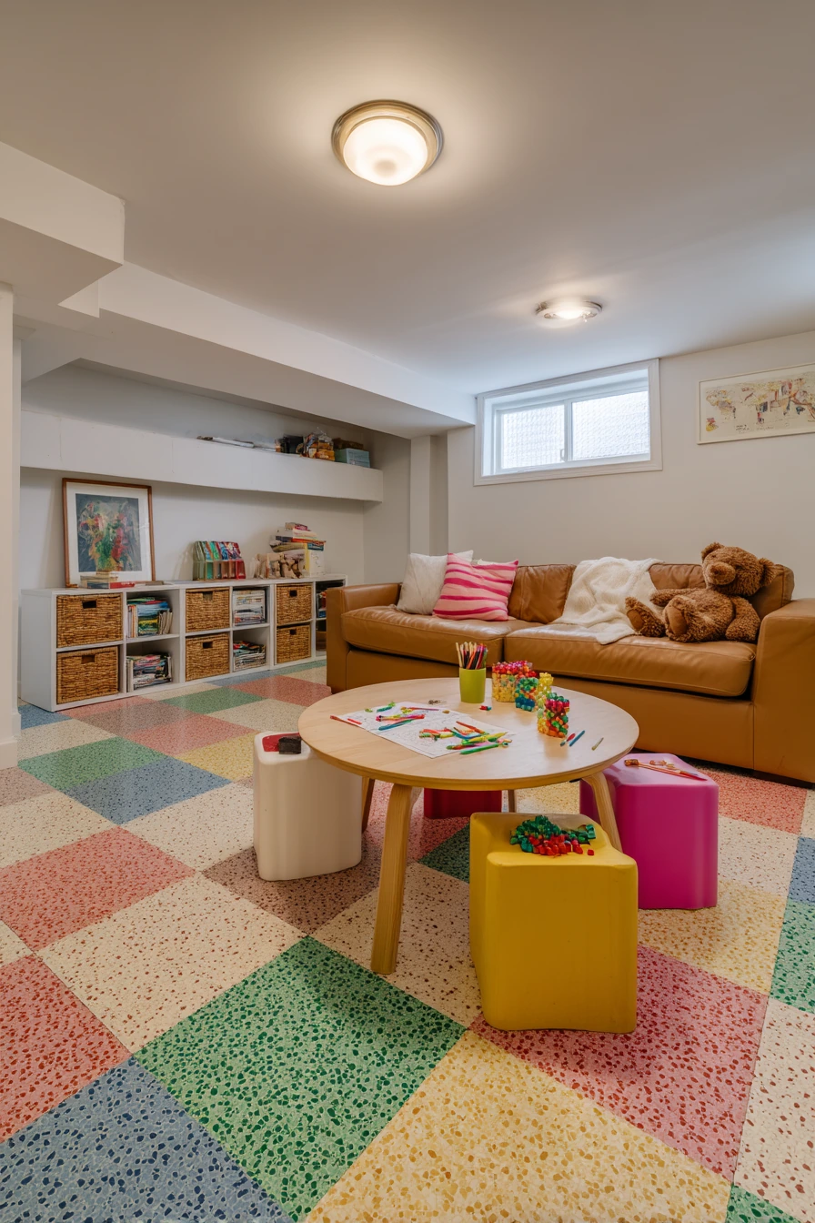 epoxy basement floor ideas 32
