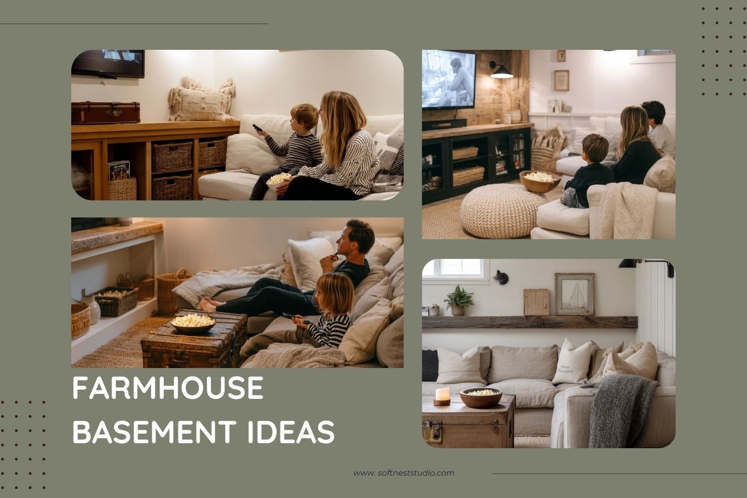 farmhouse basement ideas