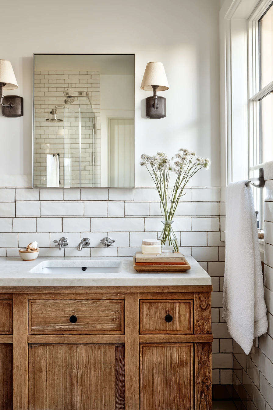farmhouse bathroom ideas 13