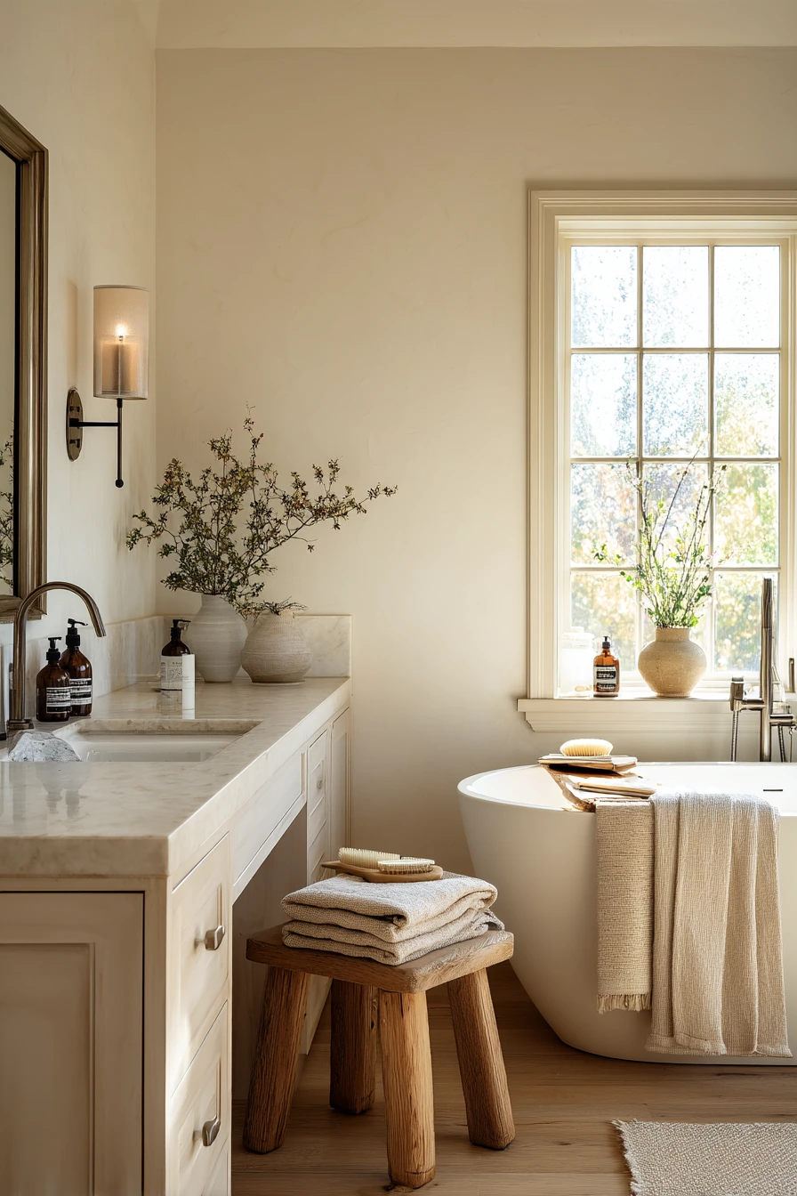 farmhouse bathroom ideas 21