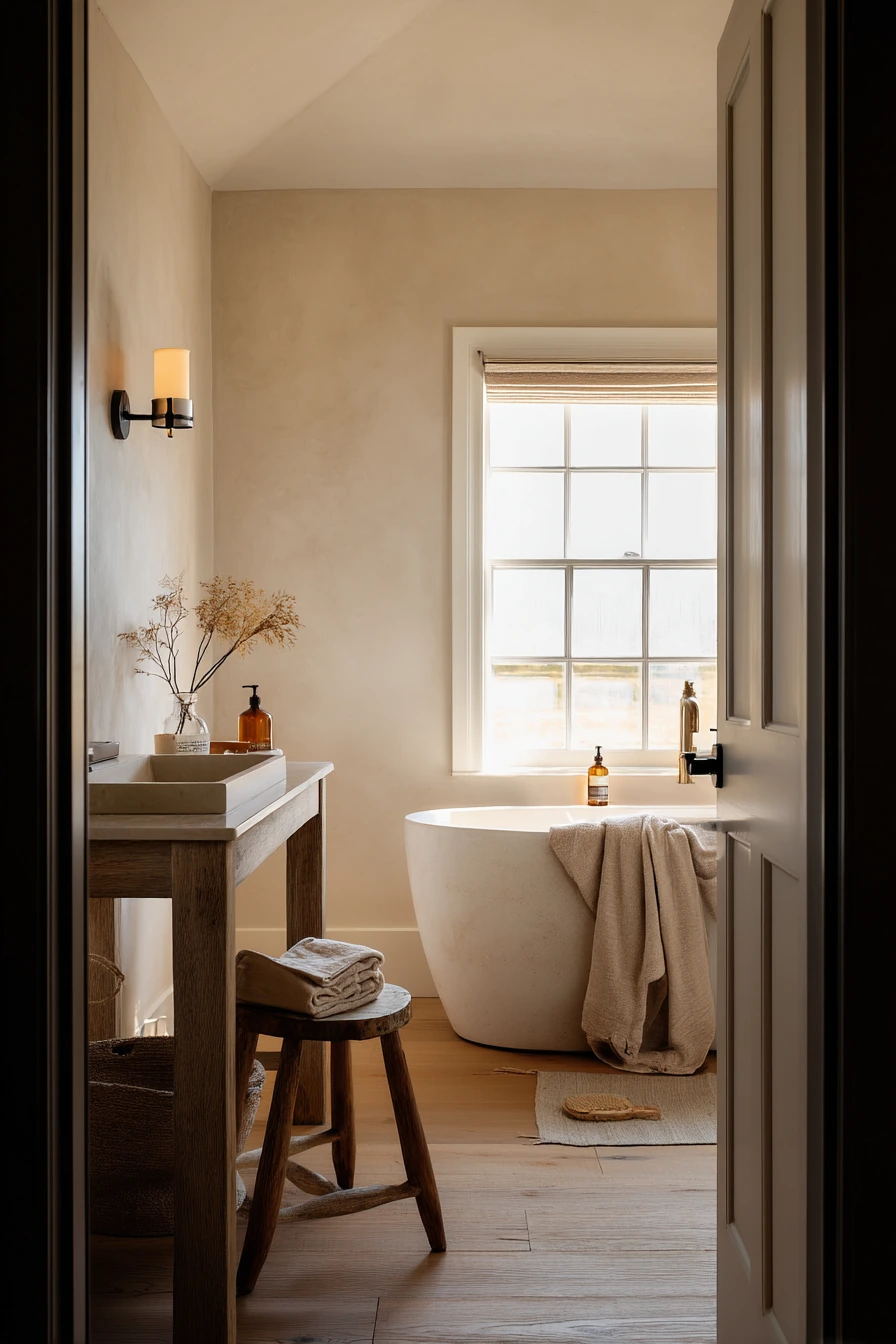 farmhouse bathroom ideas 23