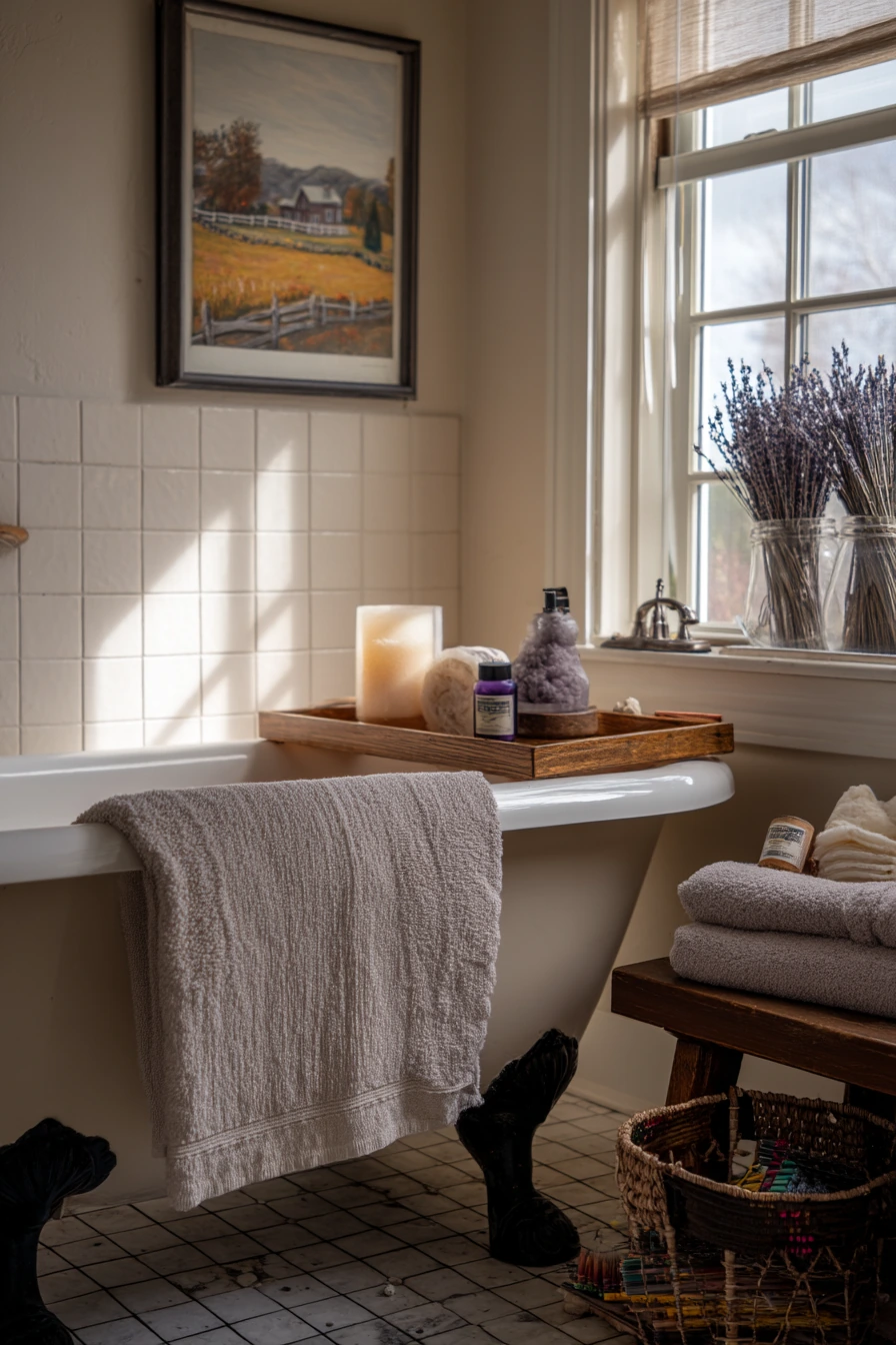 farmhouse bathroom ideas 25