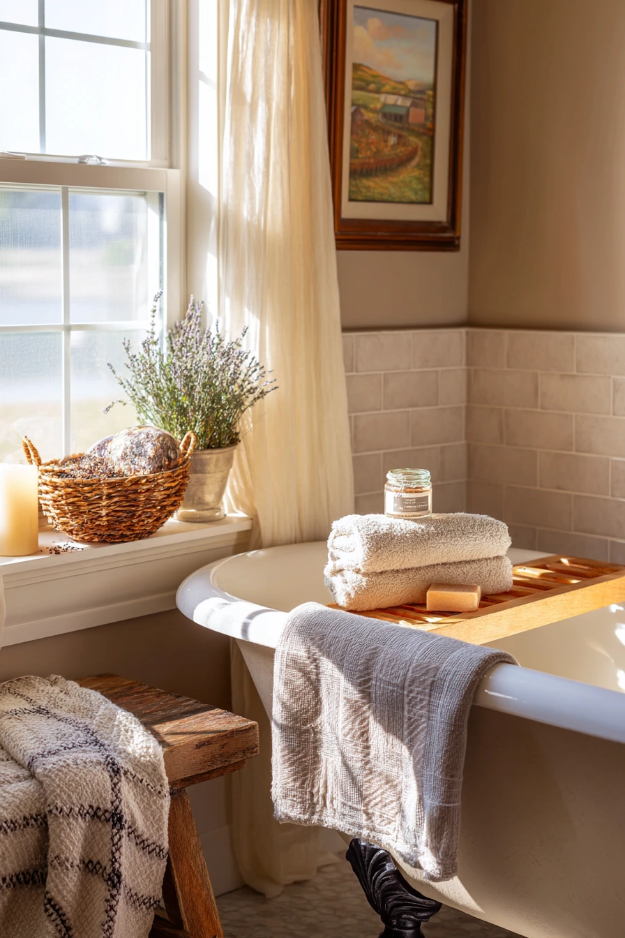 farmhouse bathroom ideas 26