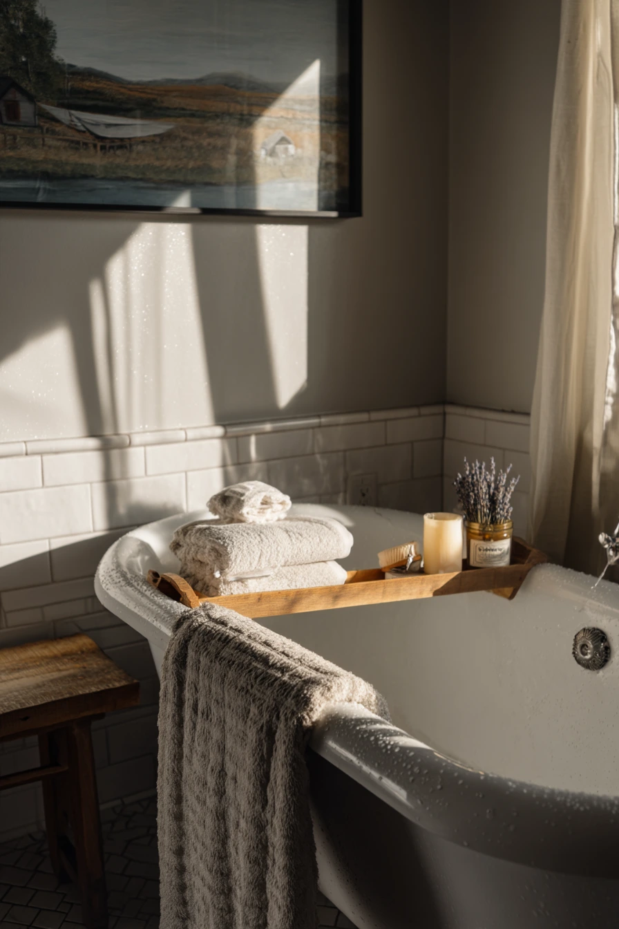 farmhouse bathroom ideas 27