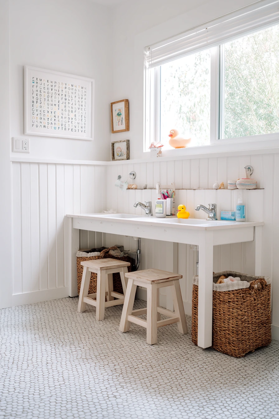 farmhouse bathroom ideas 34
