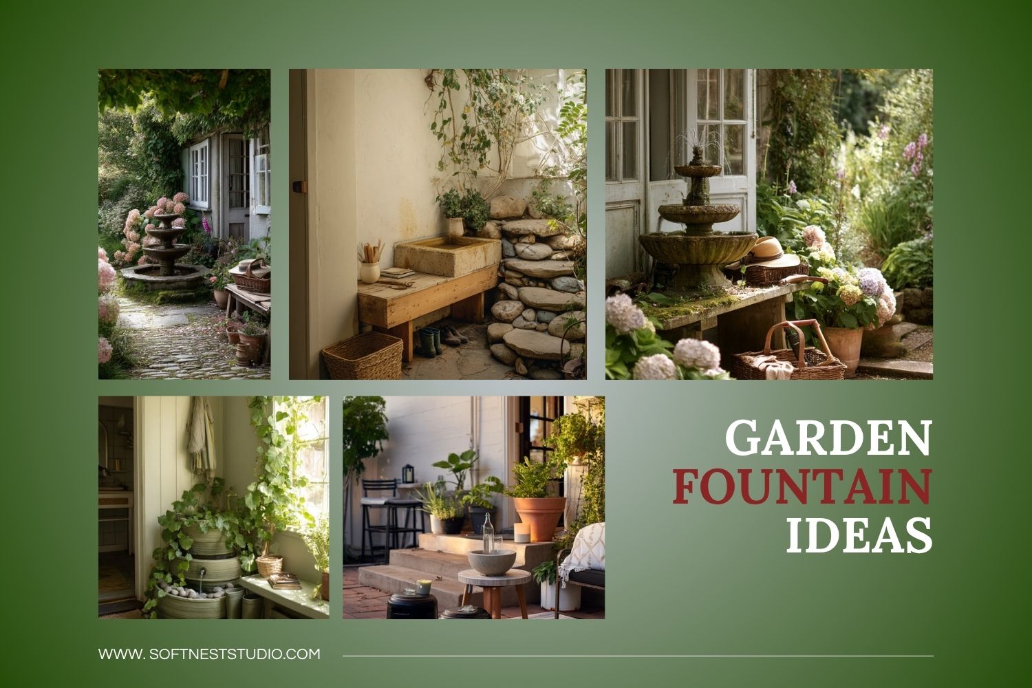 garden fountain ideas
