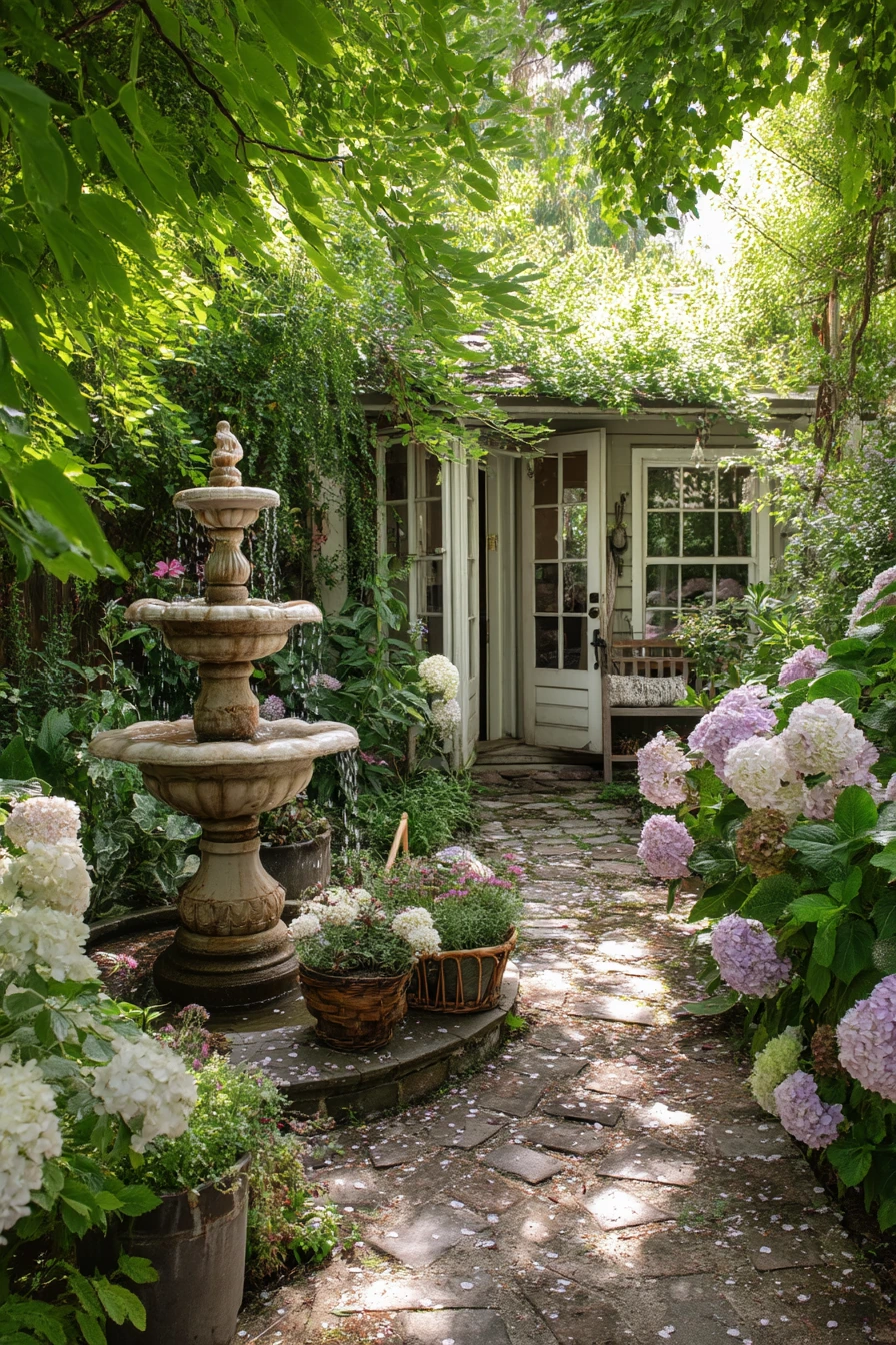 garden fountain ideas 20