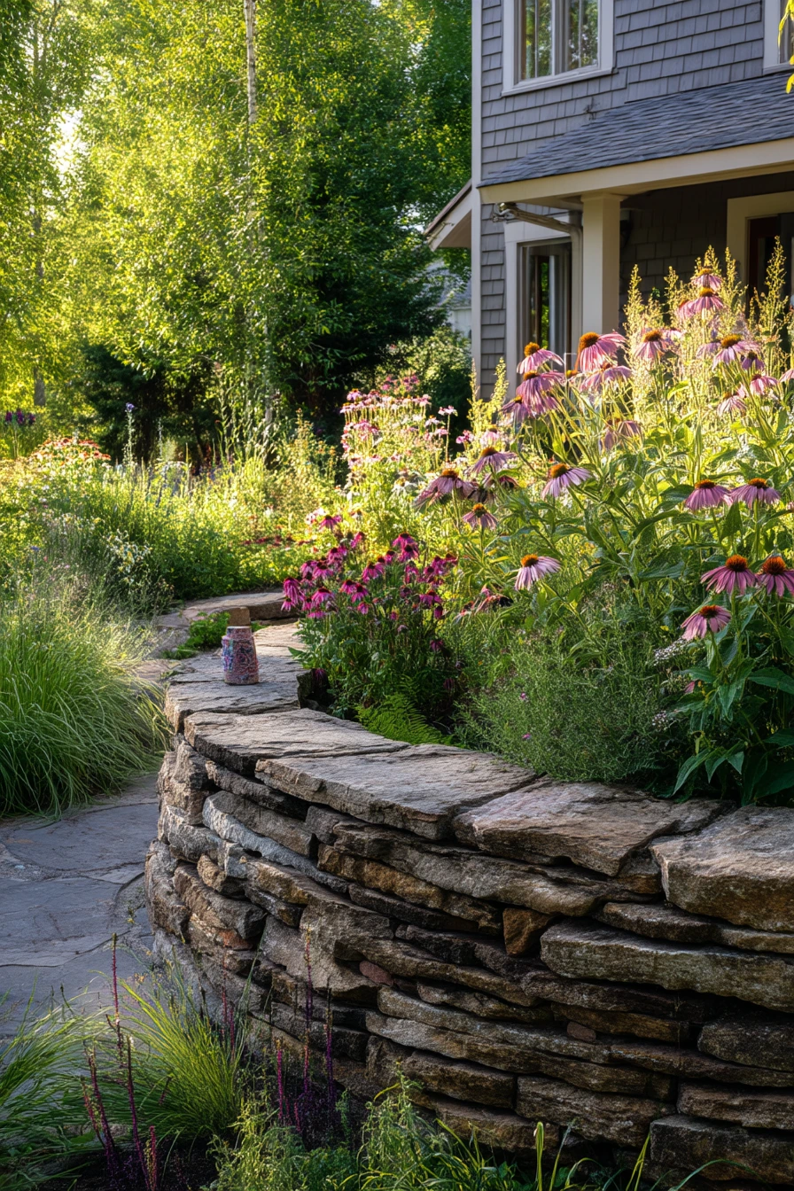 garden retaining wall ideas 17