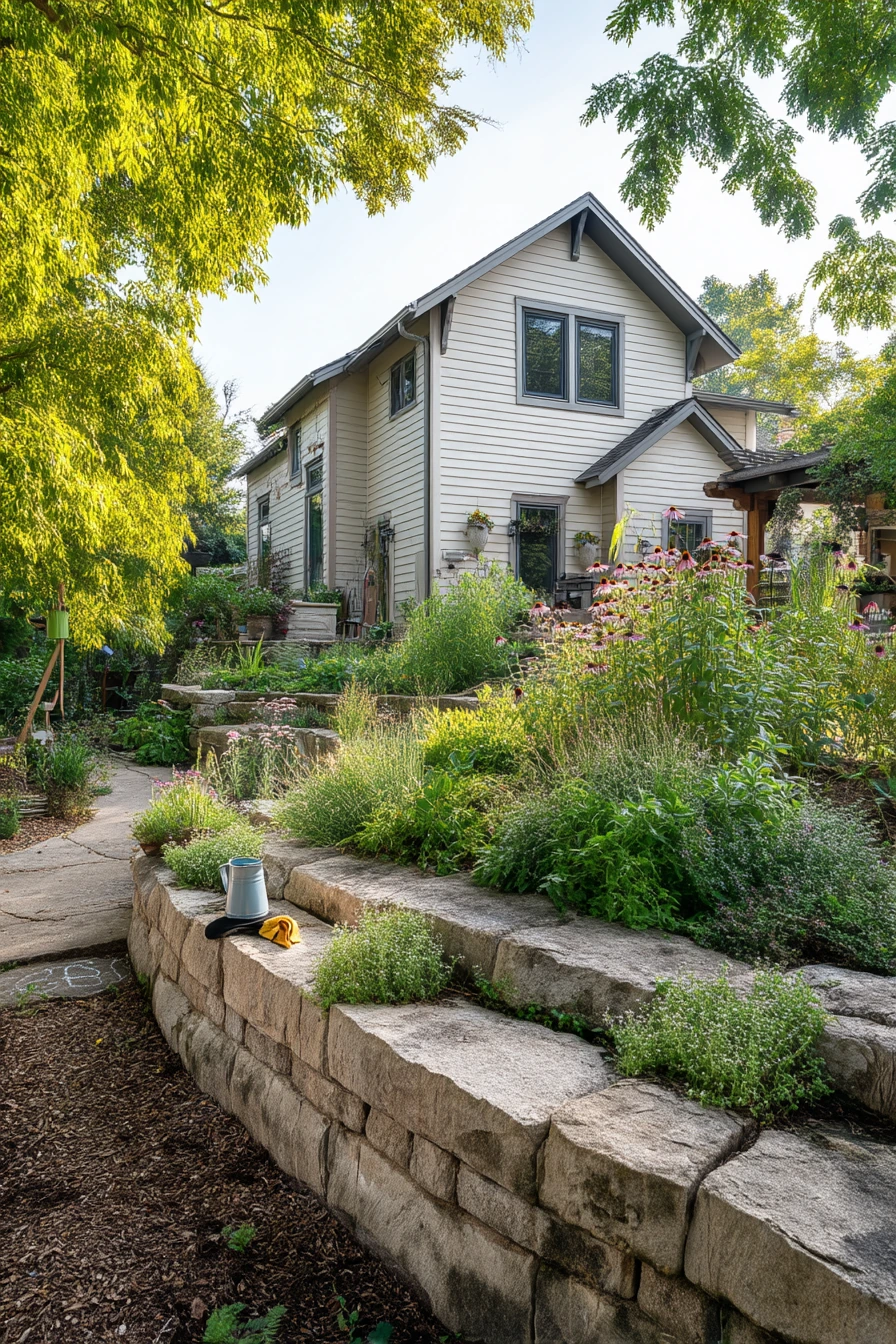 garden retaining wall ideas 18