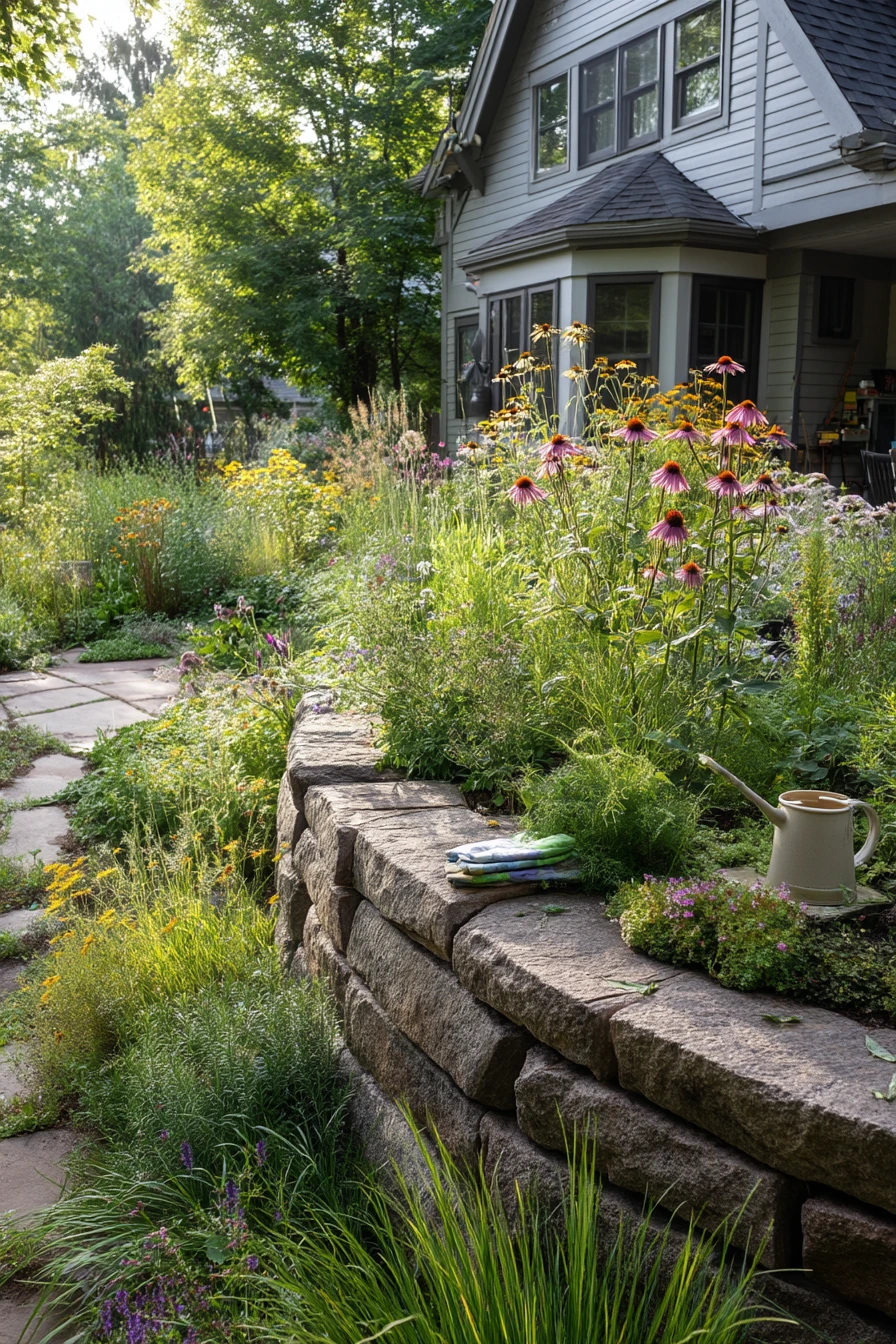 garden retaining wall ideas 20