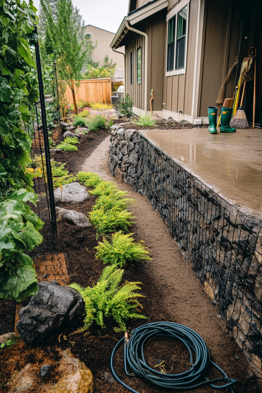 garden retaining wall ideas 35