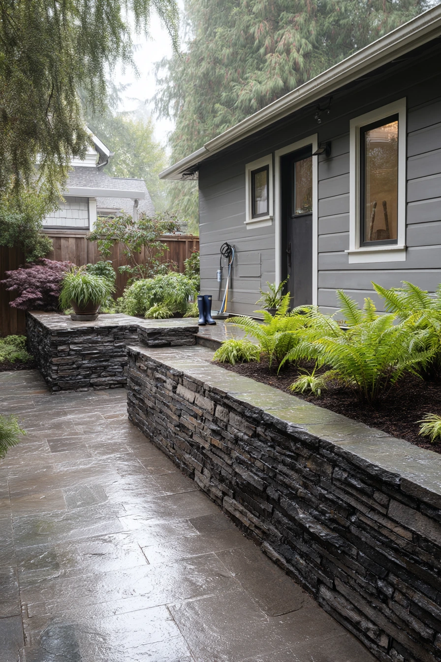 garden retaining wall ideas 36