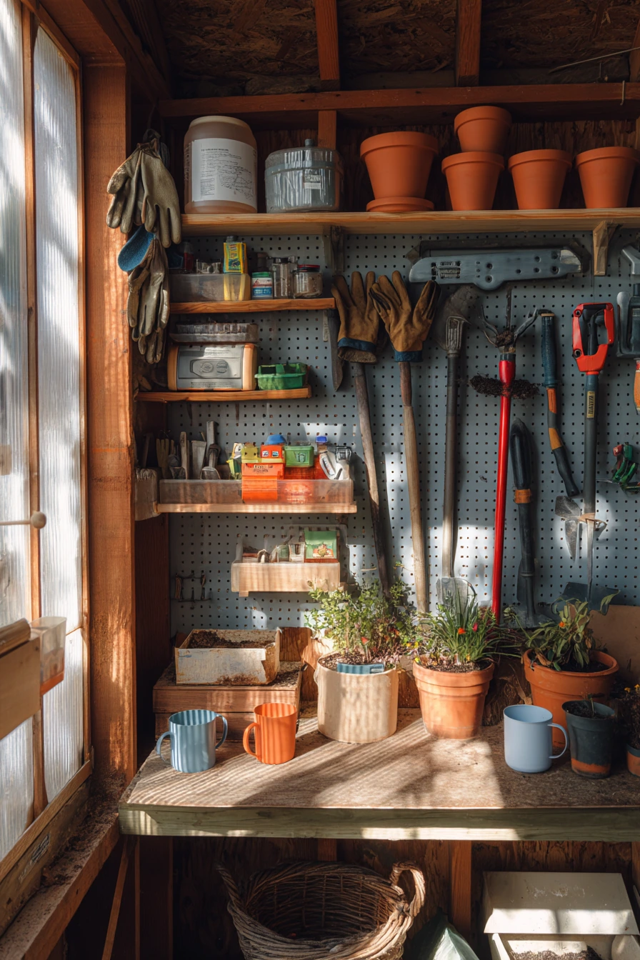 garden tool storage ideas 1