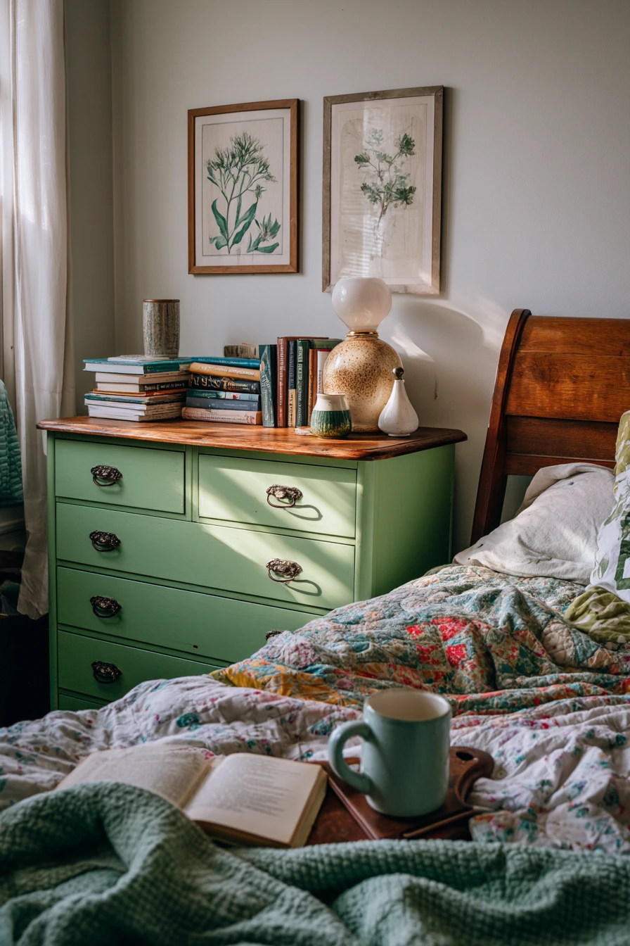 green bedroom ideas 13