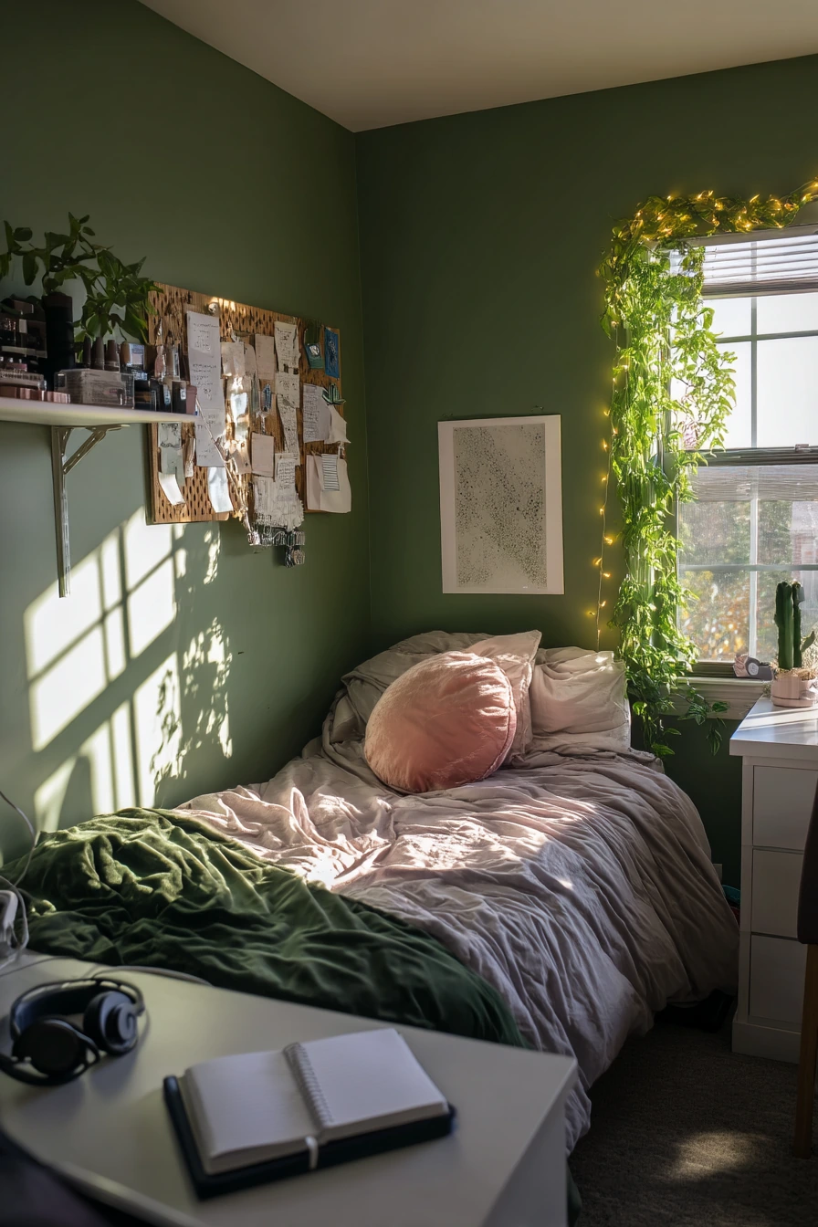 green bedroom ideas 17