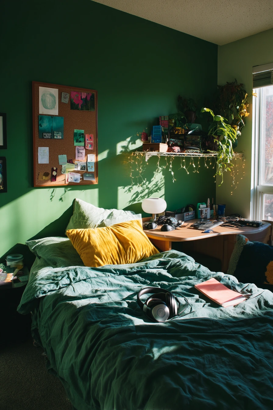 green bedroom ideas 18