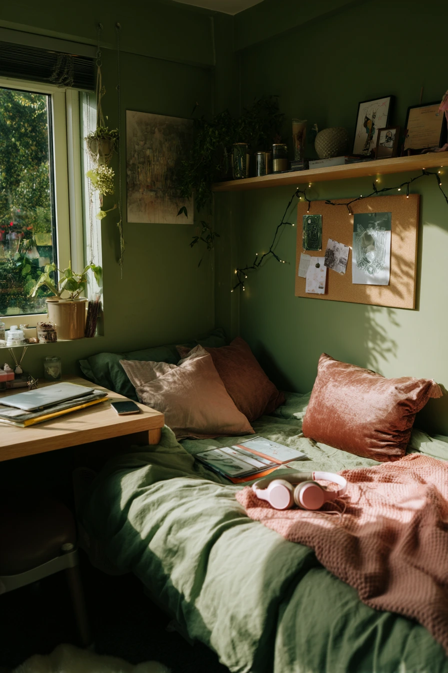 green bedroom ideas 19