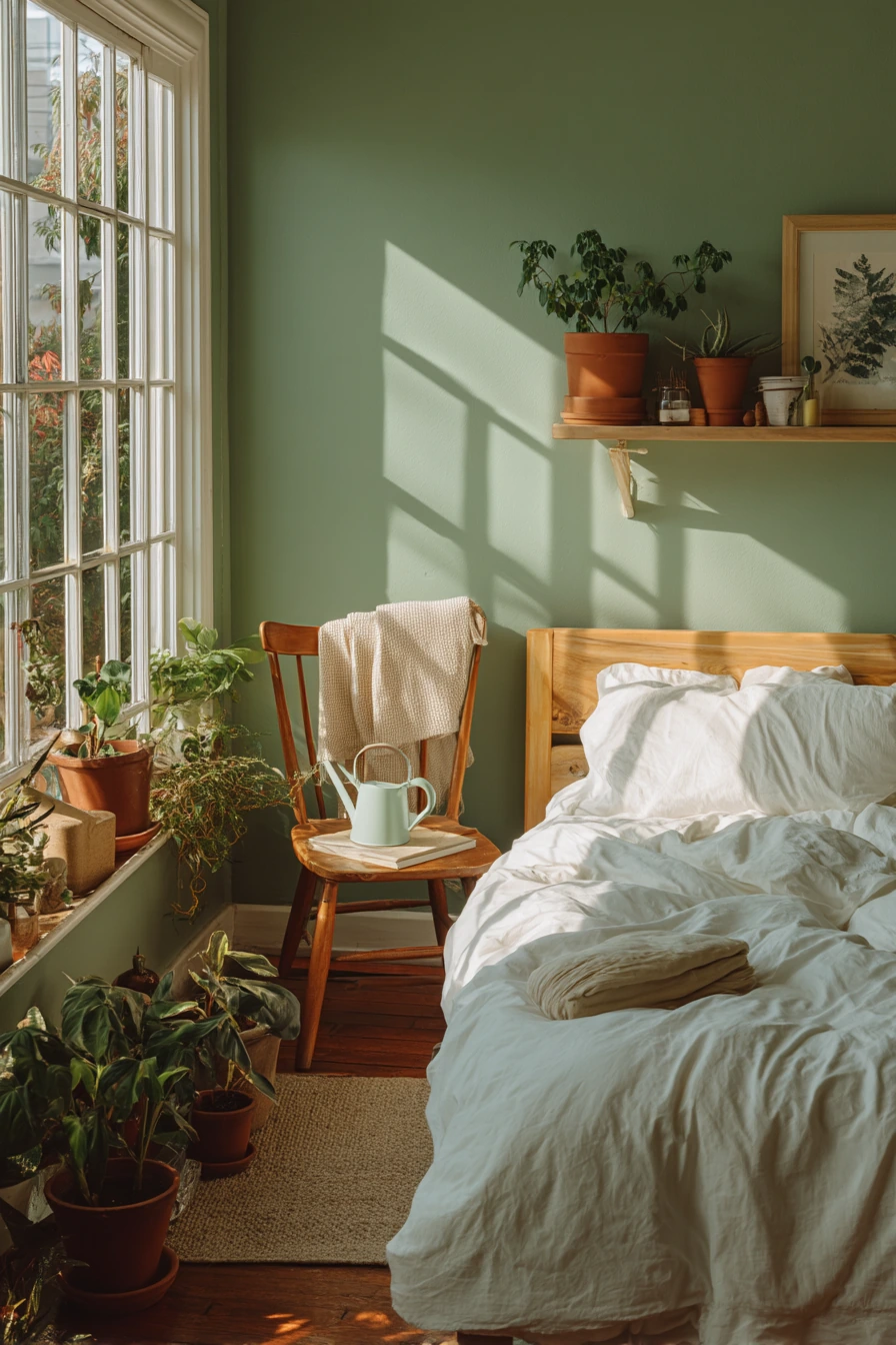 green bedroom ideas 30