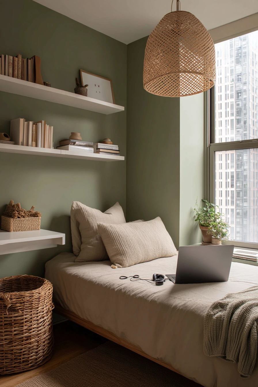 green bedroom ideas 6