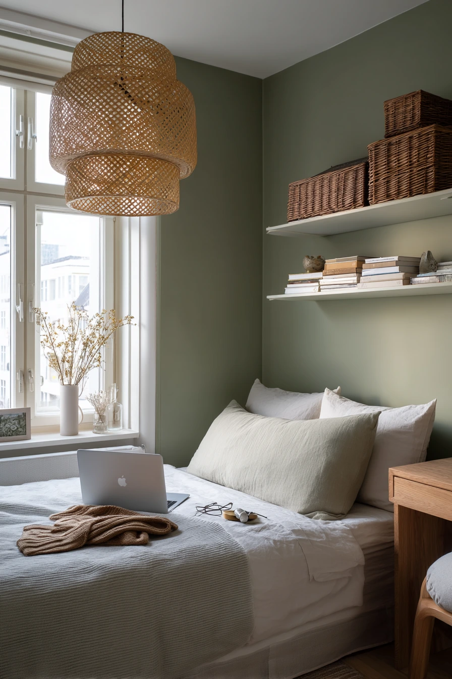 green bedroom ideas 8