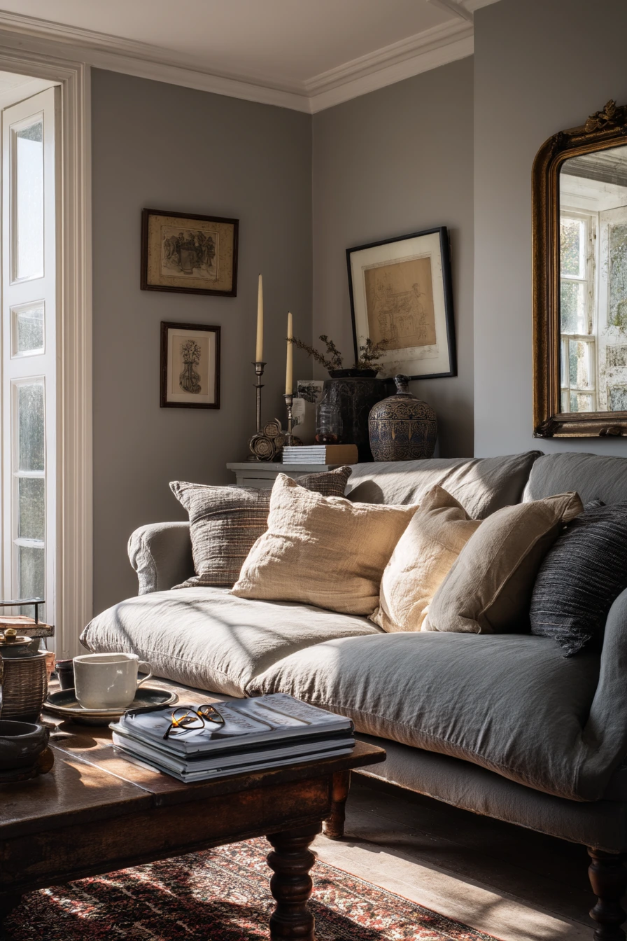 grey living room ideas 35