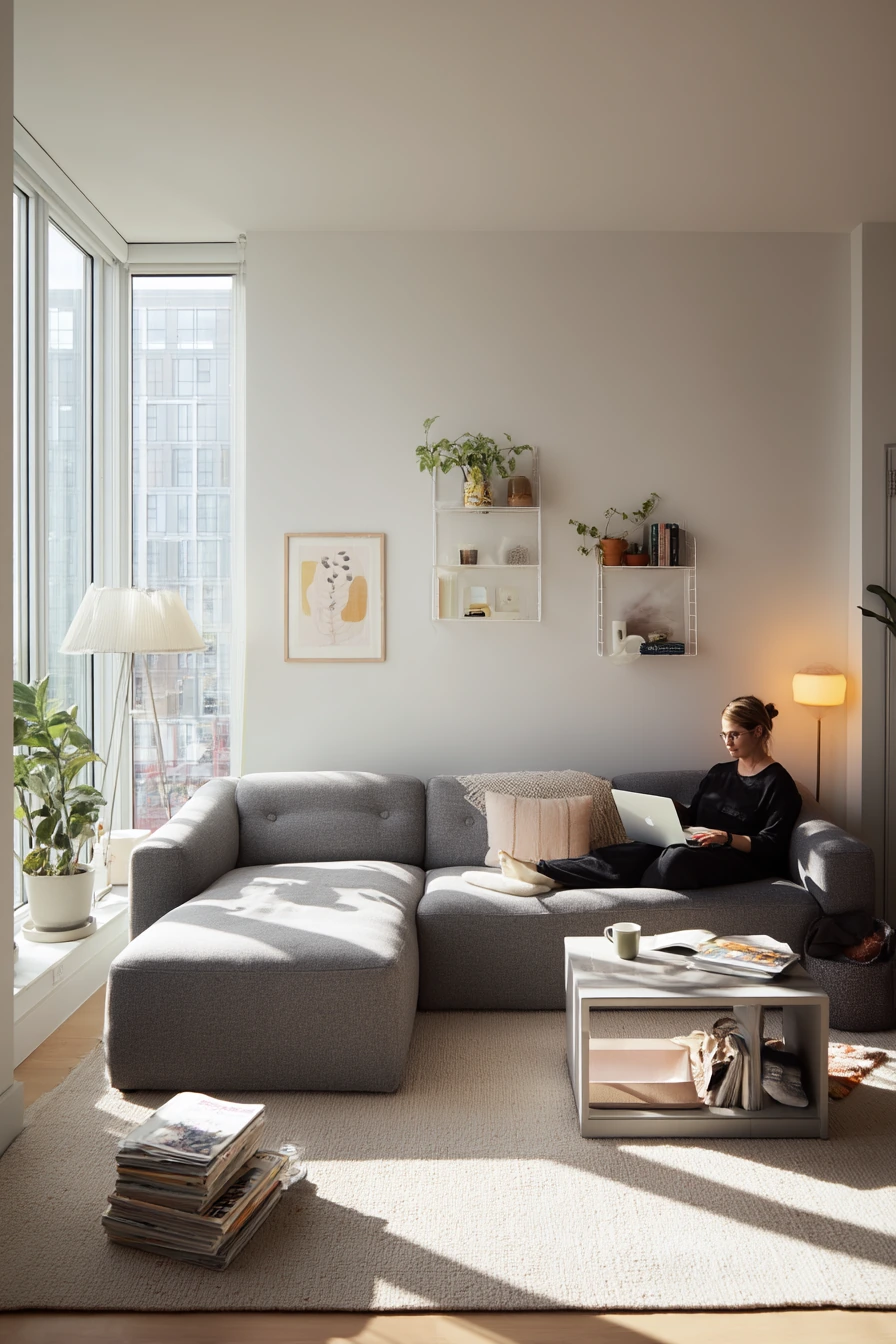 grey living room ideas 8