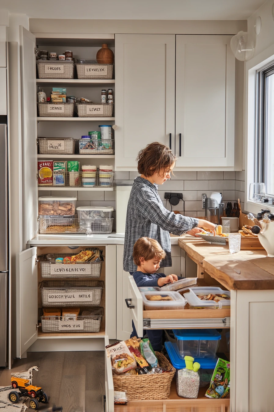 kitchen cabinet organization ideas 1