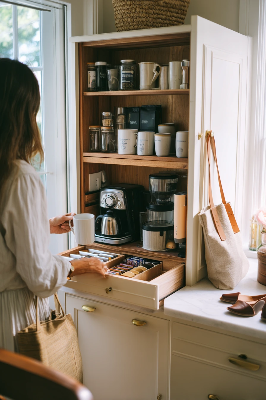 kitchen cabinet organization ideas 22