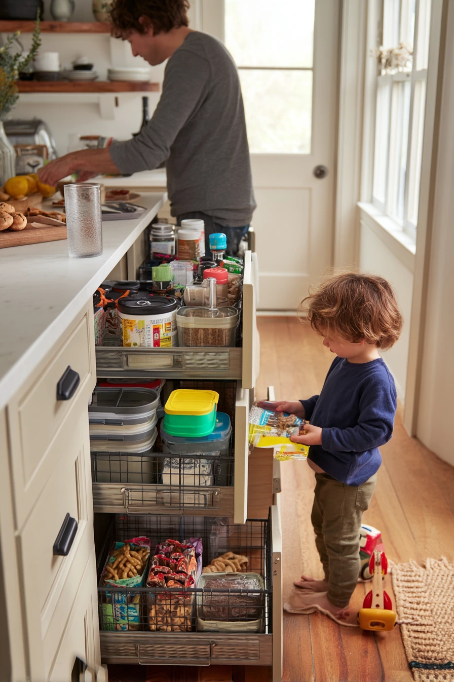 kitchen cabinet organization ideas 3