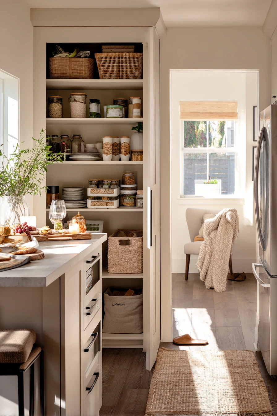 kitchen cabinet organization ideas 34