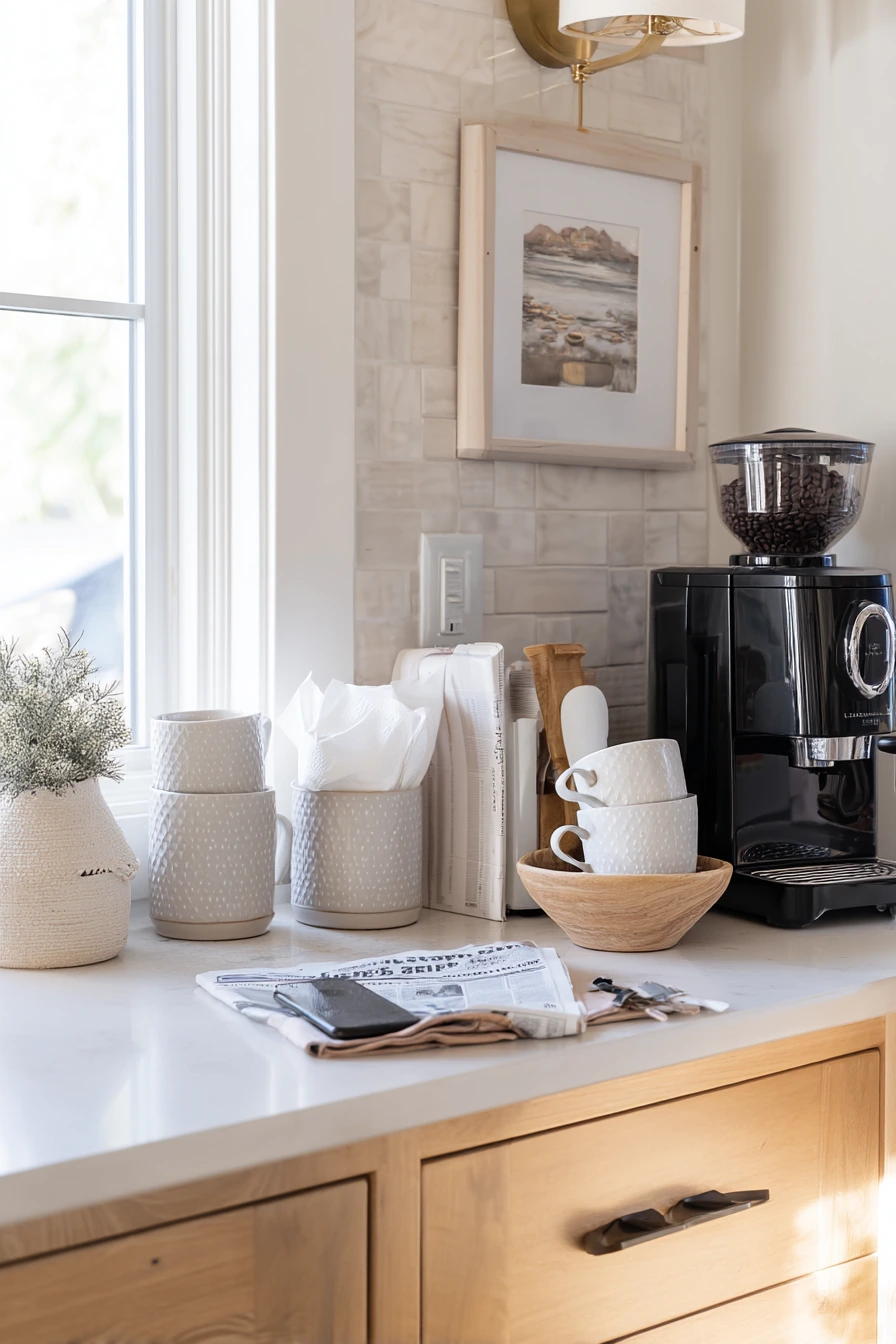 kitchen counter decor ideas 14