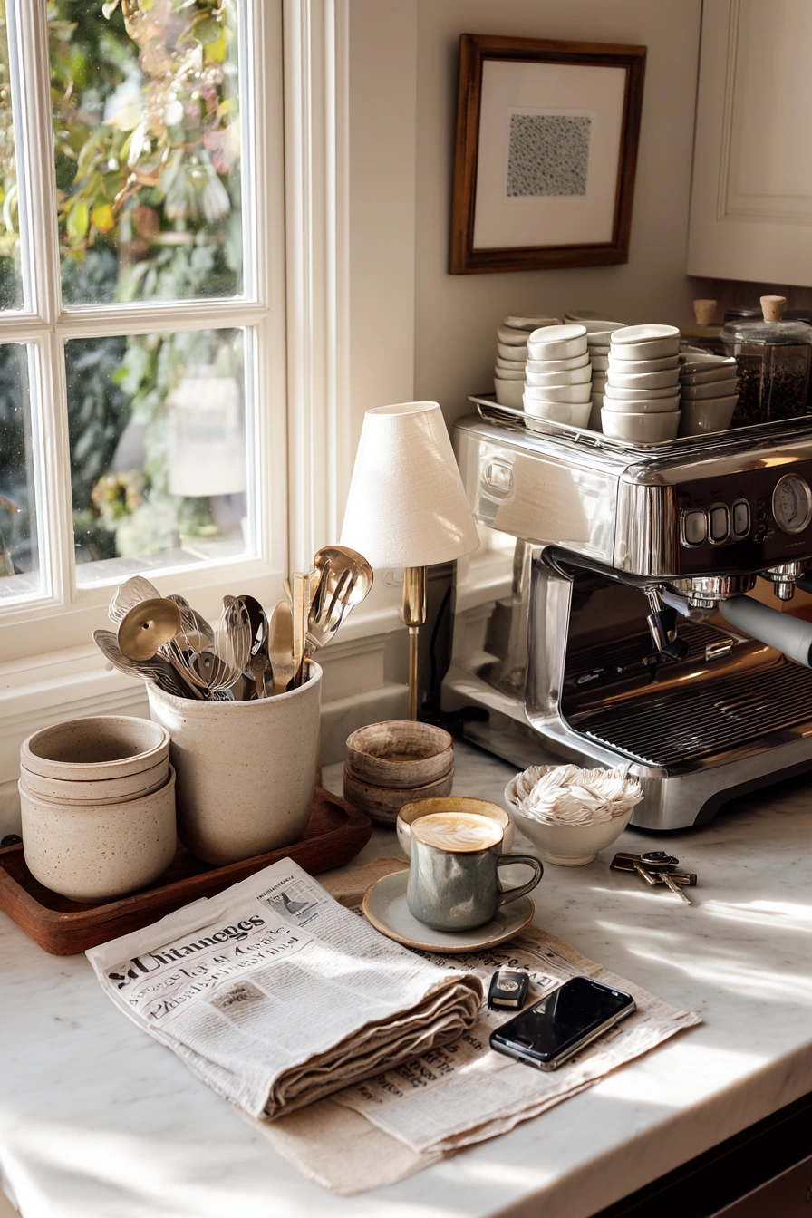 kitchen counter decor ideas 15