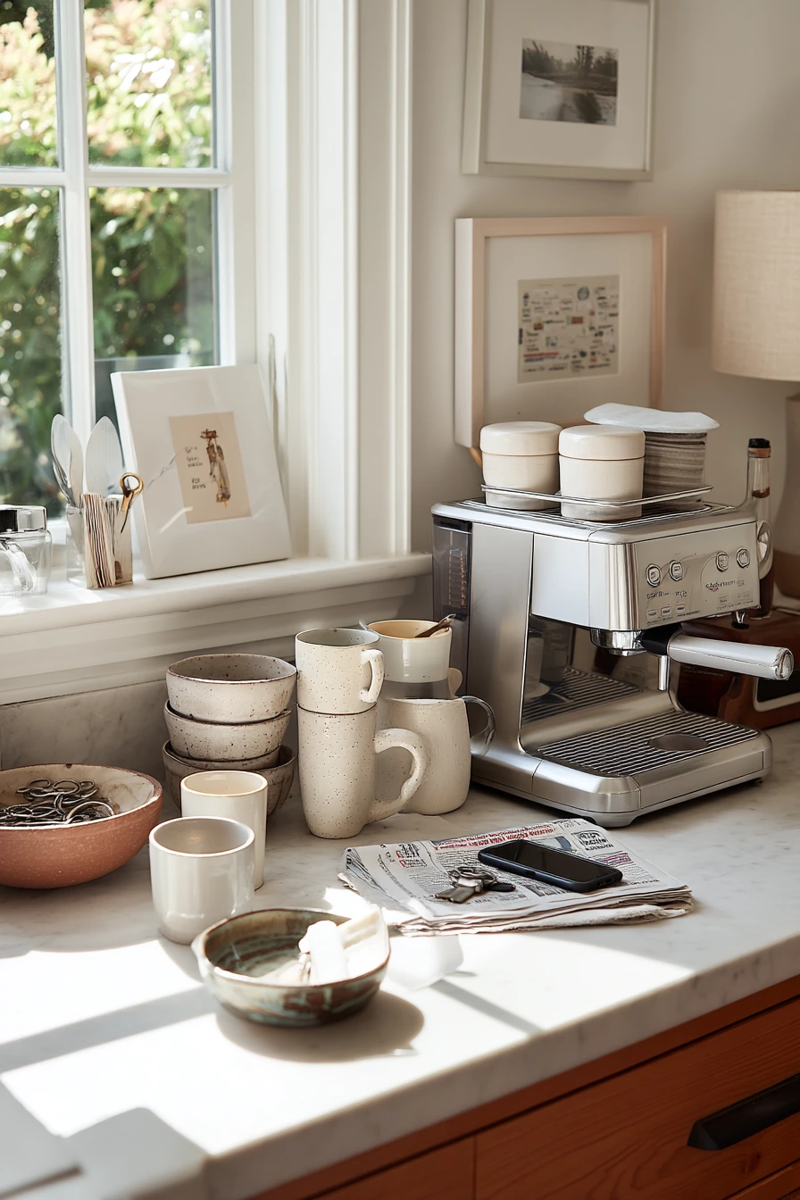 kitchen counter decor ideas 16