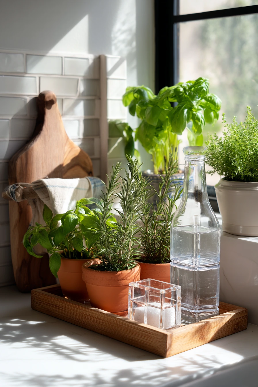 kitchen counter decor ideas 24