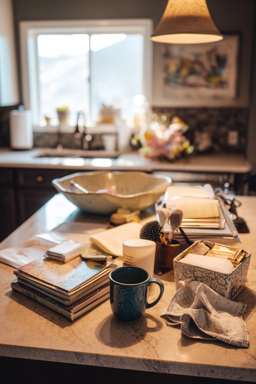 kitchen counter decor ideas 25
