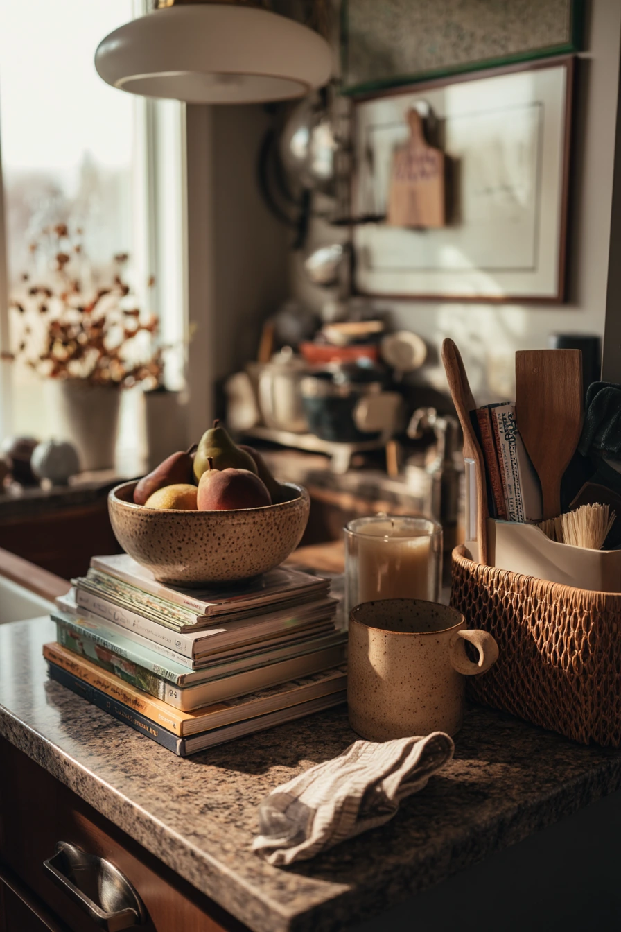 kitchen counter decor ideas 27