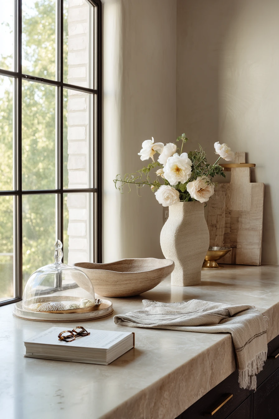 kitchen counter decor ideas 29