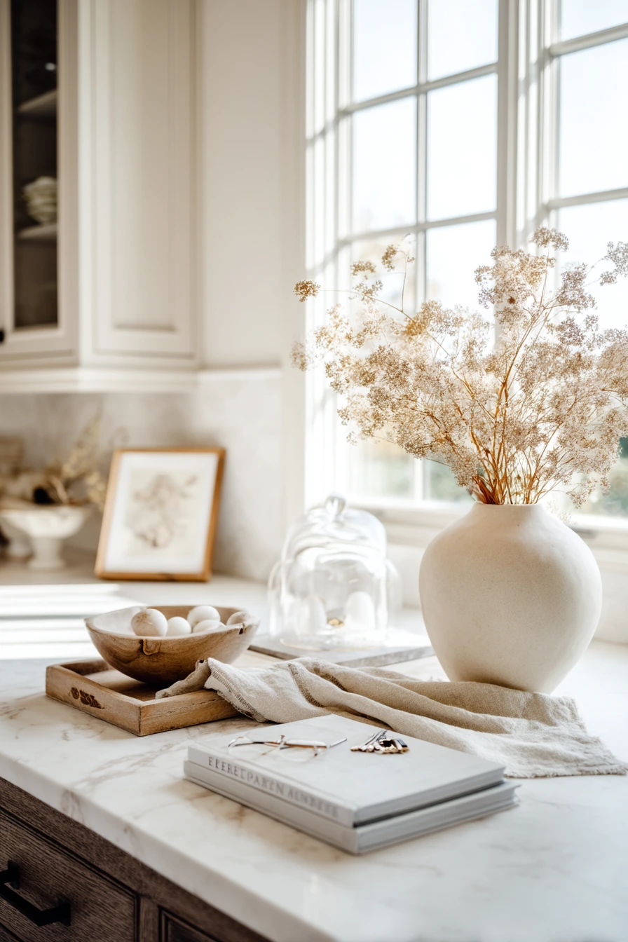 kitchen counter decor ideas 32