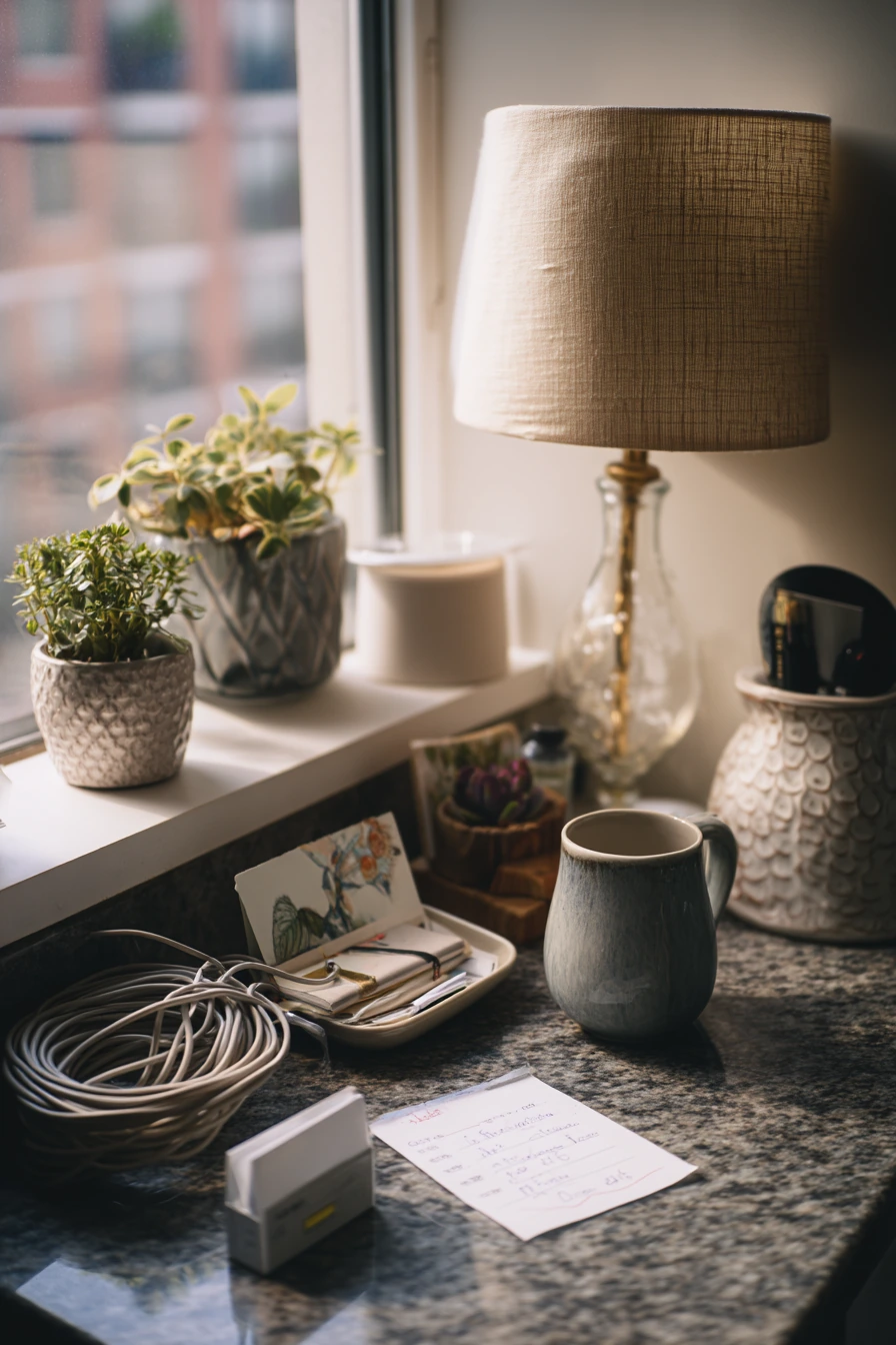 kitchen counter decor ideas 36