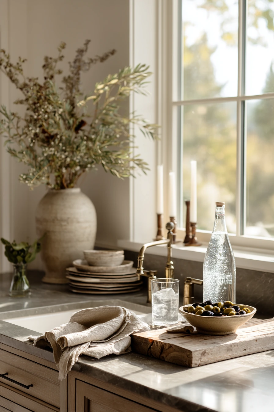 kitchen counter decor ideas 40